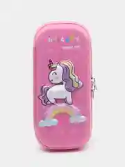 Розовый пенал школьный