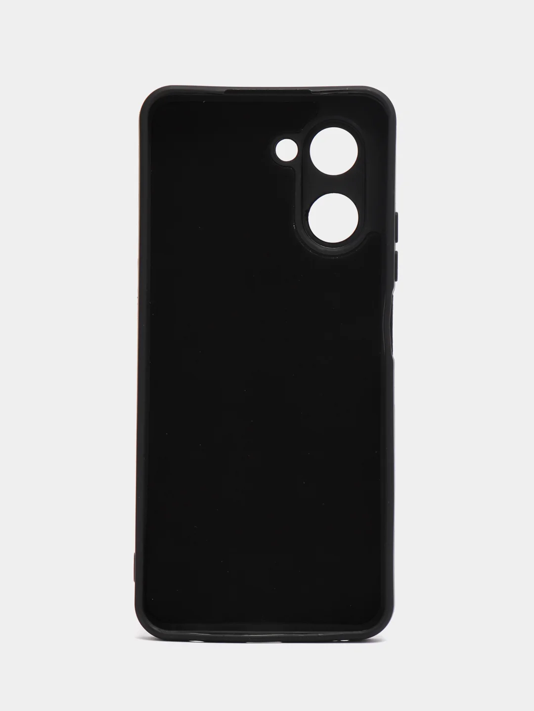 Черный чехол для Realme C33 / Реалми С33 силиконовый, цветной, с мягким подкладом
