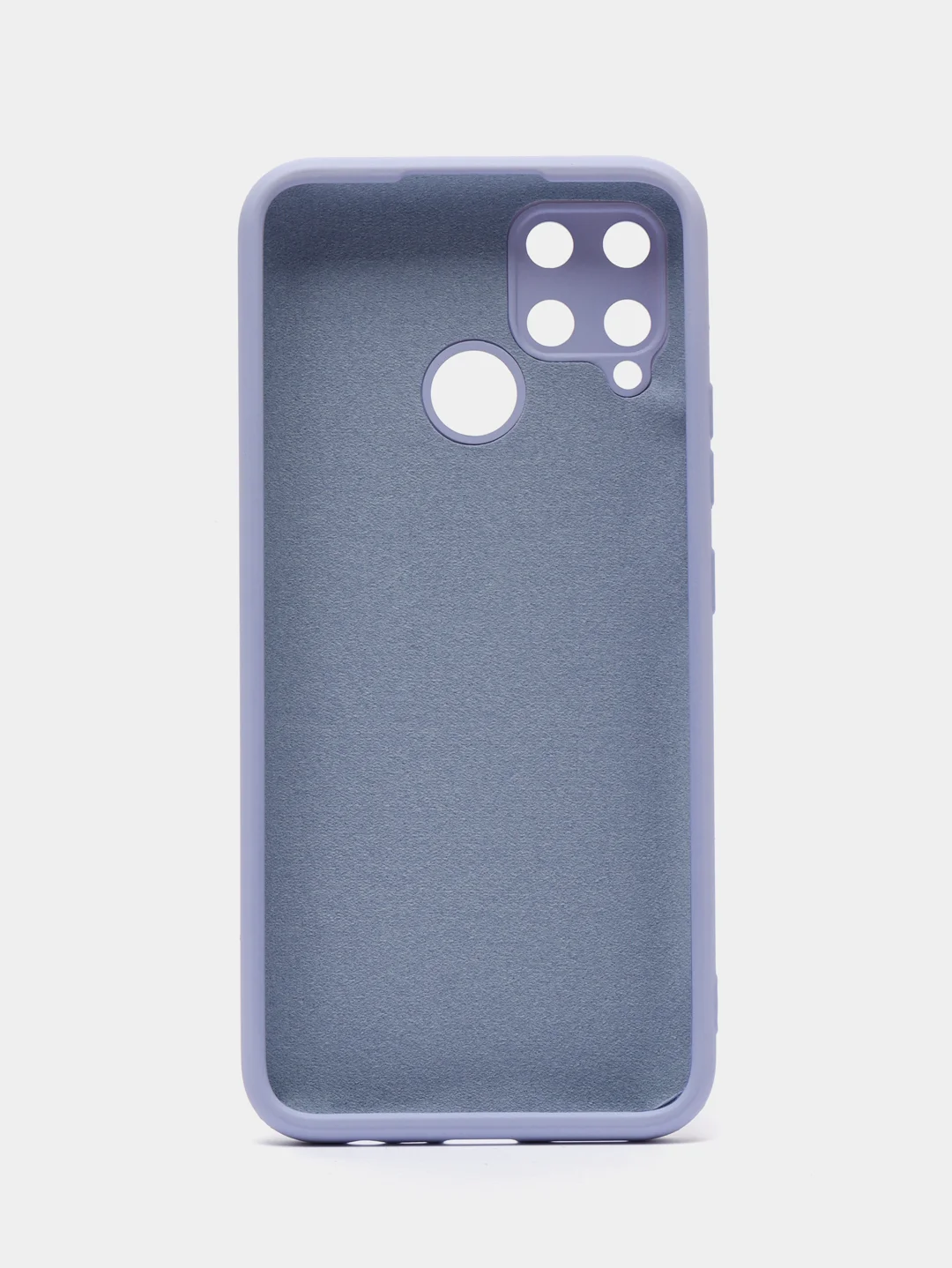 Сиреневый чехол силиконовый для Realme C15 / C25 / C25S / Реалми С15 / С25 Silicone Cover