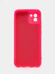 Тёмно-розовый чехол Samsung Galaxy A03. Самсунг Галакси А03 силиконовый