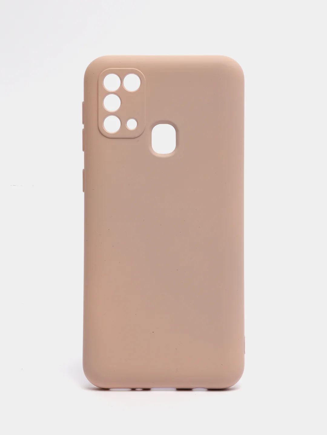 Бежевый чехол на Samsung Galaxy M31, Самсунг Галакси М31 силиконовый