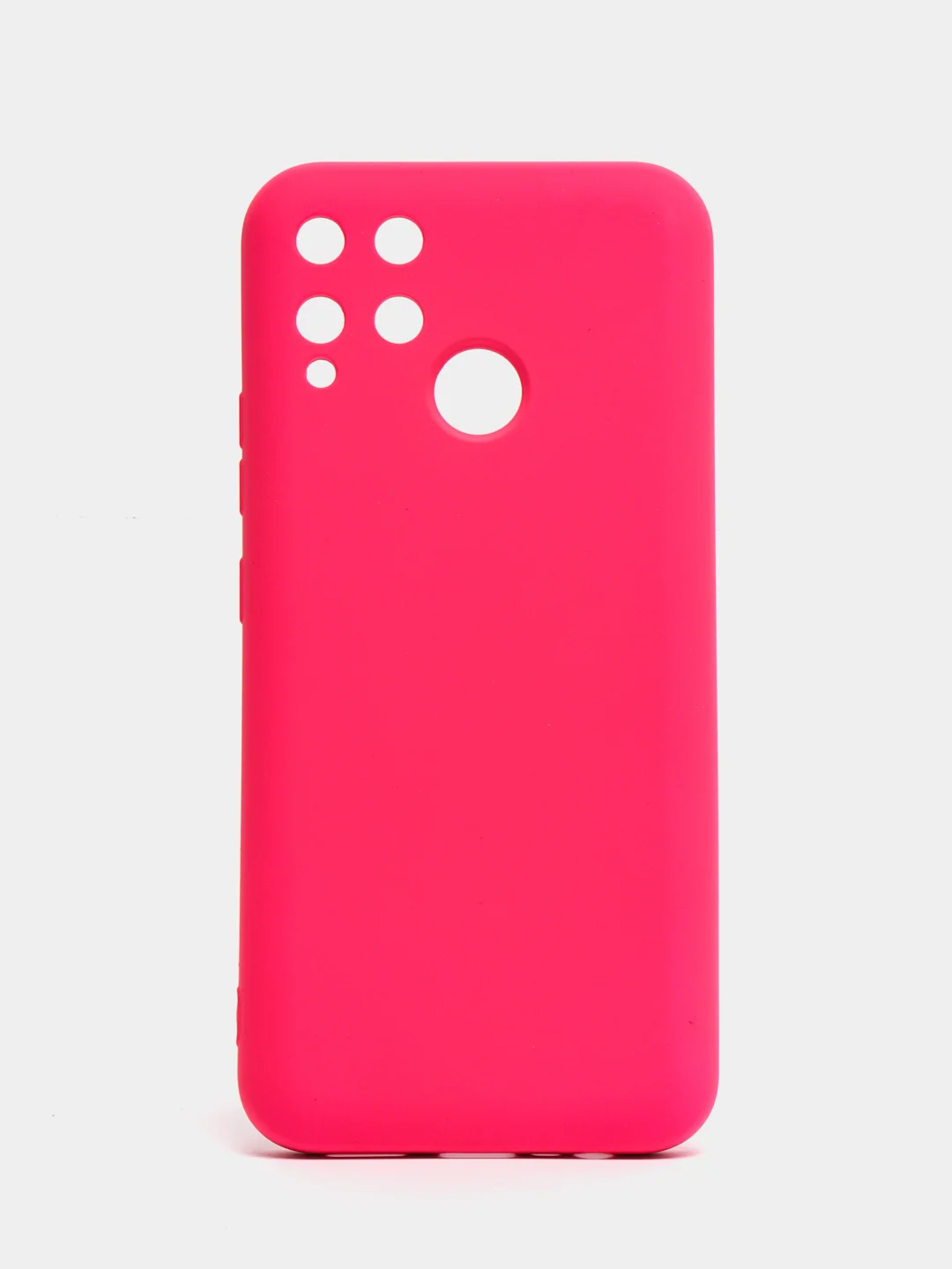 Тёмно-розовый чехол силиконовый для Realme C15 / C25 / C25S / Реалми С15 / С25 Silicone Cover