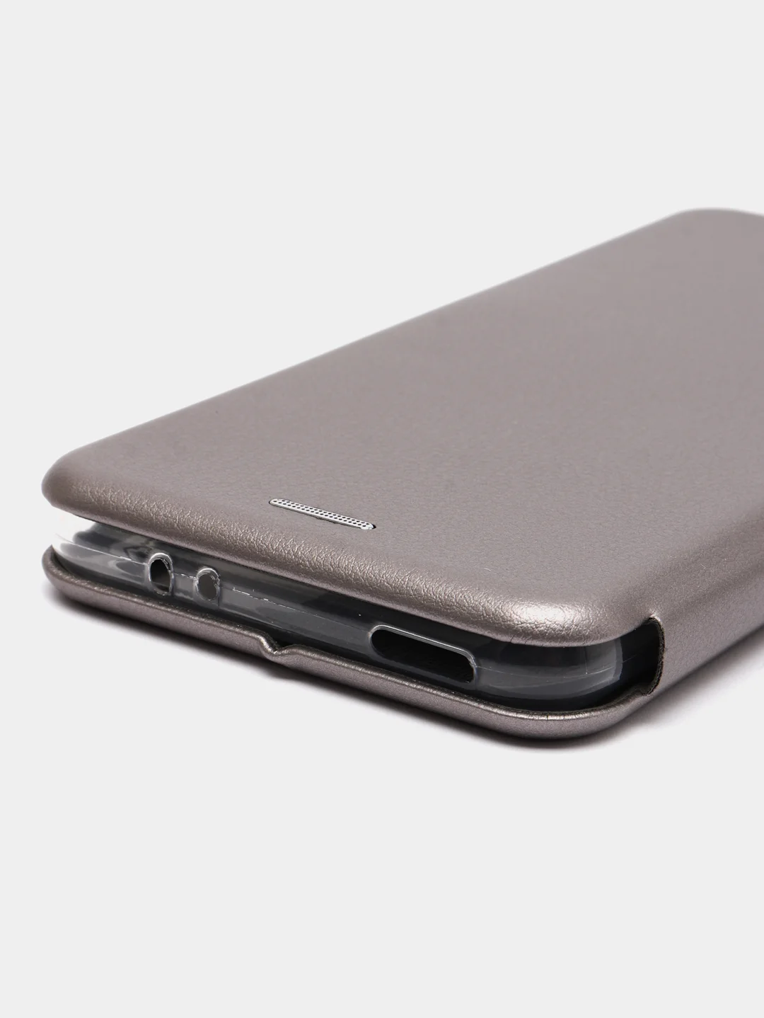 Серый чехол-книжка Xiaomi 12T, 12T Pro (Сяоми 12Т Про)