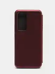 Багровый чехол-книжка Xiaomi 12T, 12T Pro (Сяоми 12Т Про)