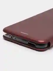 Багровый чехол-книжка Xiaomi 12T, 12T Pro (Сяоми 12Т Про)