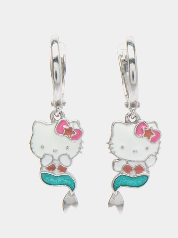 Серьги серебряные, детские