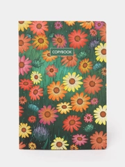 Тетрадь A5 (147х210мм) 40л сшивка в точку SoftTouch, 70г/м, ЦВЕТЫ, BRAUBERG, 403801