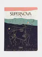 Золотой тетрадь "Supernova", матовая ламинация, 48 листов
