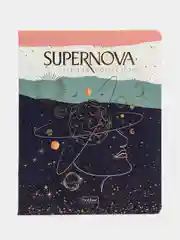 Индиго тетрадь "Supernova", матовая ламинация, 48 листов