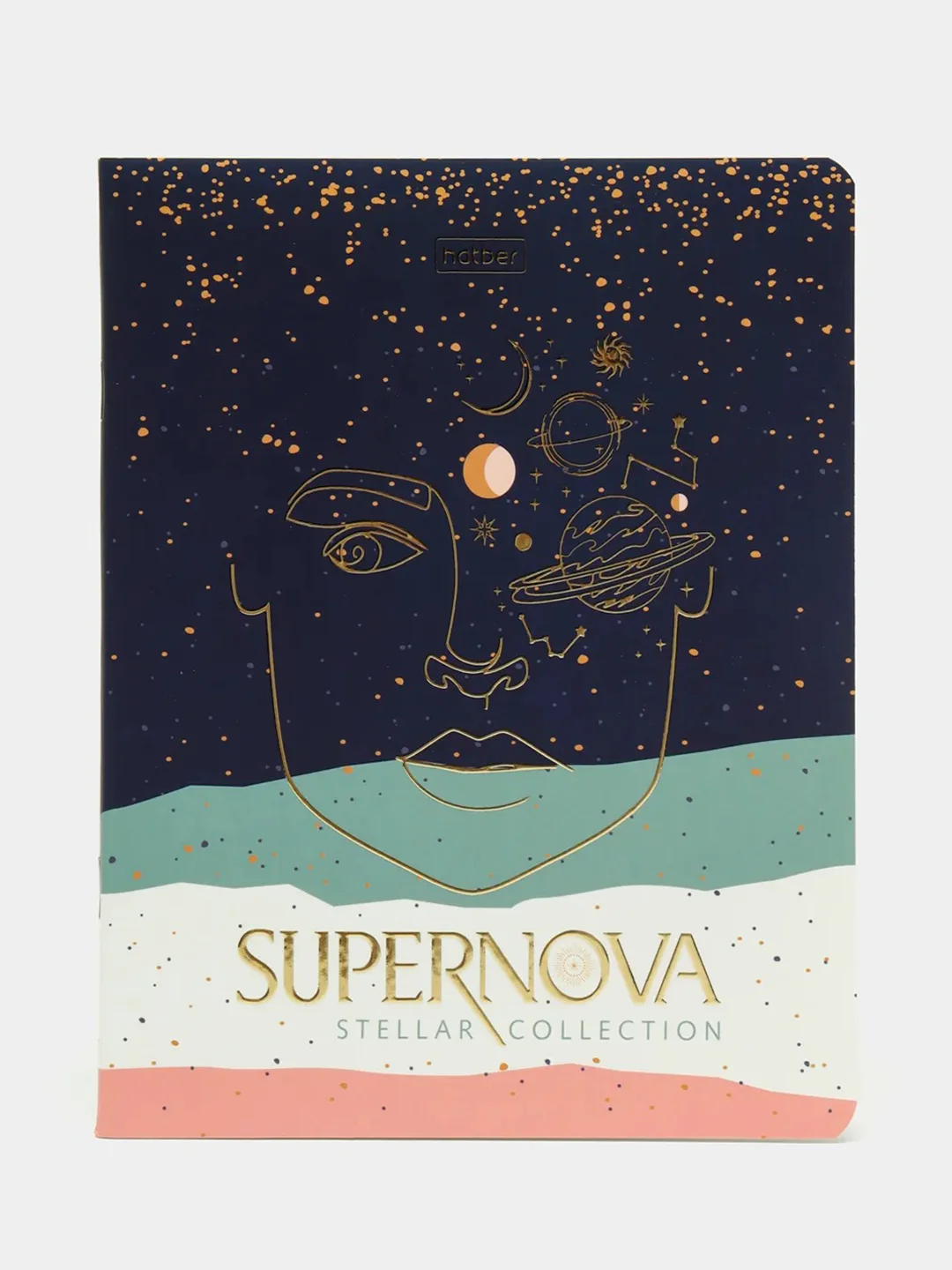 Синий тетрадь "Supernova", матовая ламинация, 48 листов