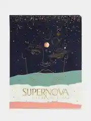 Синий тетрадь "Supernova", матовая ламинация, 48 листов