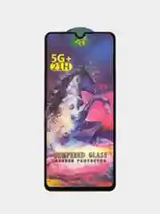 Защитное стекло для Xiaomi Redmi 9A (Сяоми Редми 9А), с черной рамкой