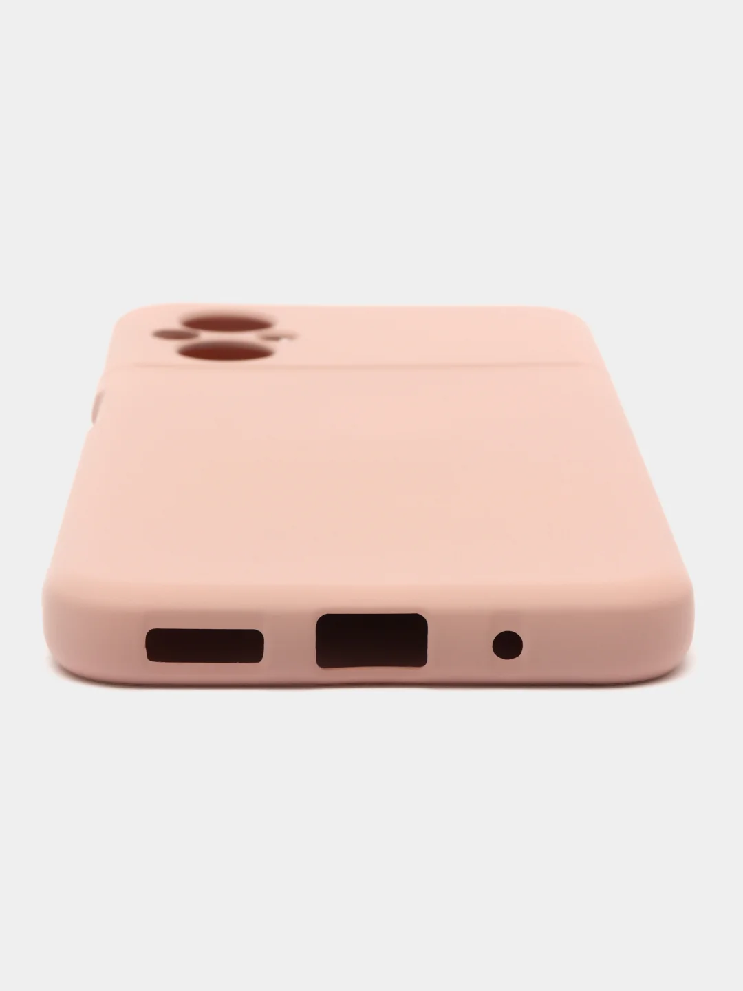 Бежевый меланж чехол Silicone Cover для Xiaomi Poco M5, для Сяоми Поко М5 силиконовый