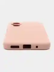 Бежевый меланж чехол Silicone Cover для Xiaomi Poco M5, для Сяоми Поко М5 силиконовый