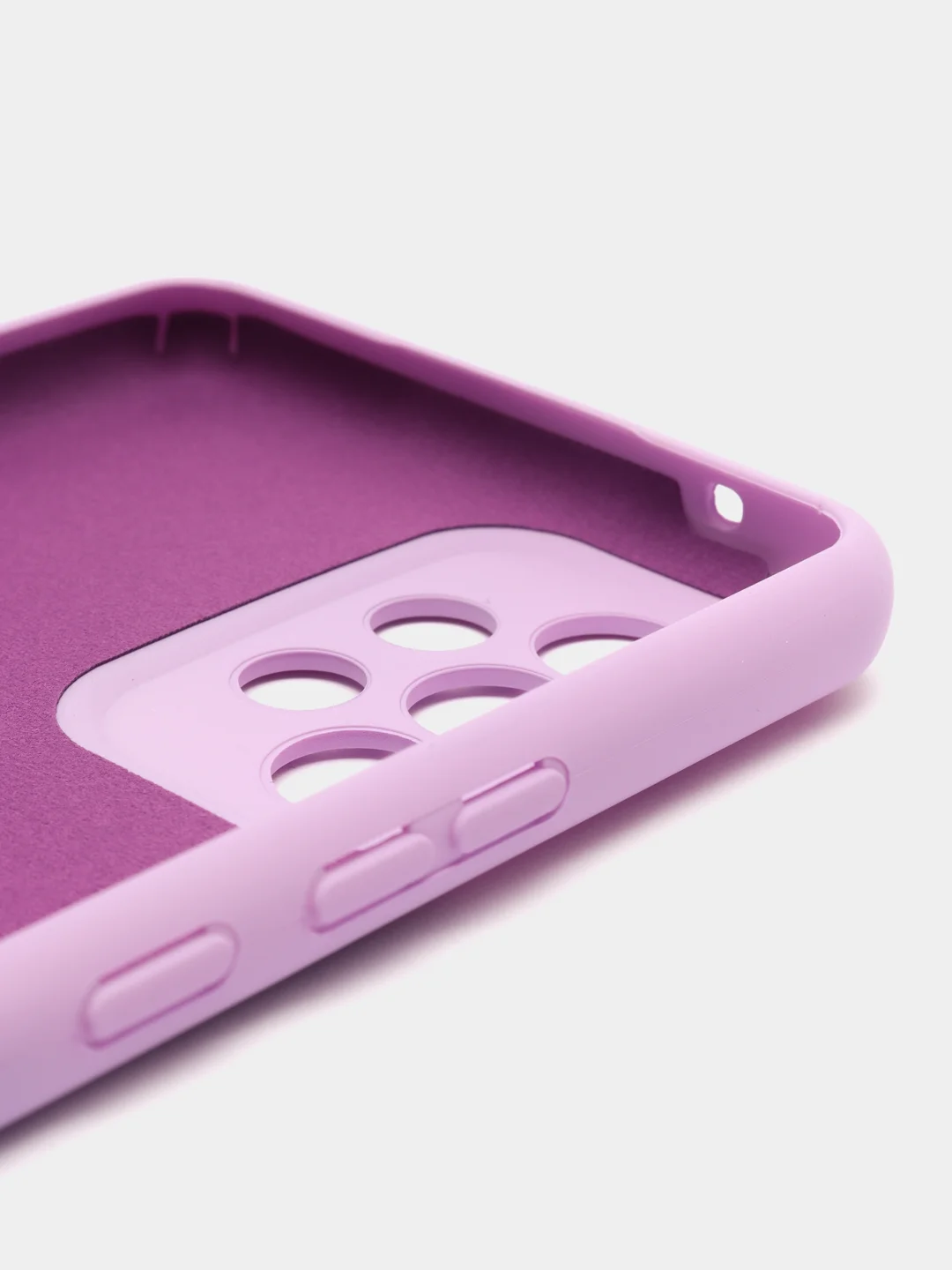 Сиреневый чехол силиконовый для Samsung Galaxy A53 (Самсунг Галакси А53), Silicone Cover