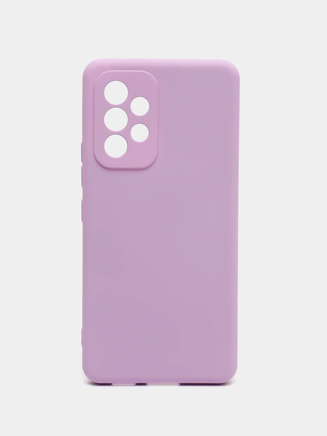 Сиреневый чехол силиконовый для Samsung Galaxy A53 (Самсунг Галакси А53), Silicone Cover