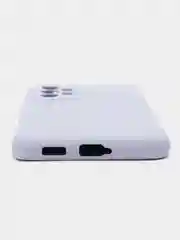 Небесно-голубой чехол силиконовый для Samsung Galaxy A53 (Самсунг Галакси А53), Silicone Cover