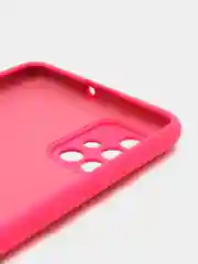 Тёмно-розовый чехол Samsung Galaxy A71, Самсунг Галакси А71 силиконовый Silicone Cover