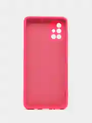 Тёмно-розовый чехол Samsung Galaxy A71, Самсунг Галакси А71 силиконовый Silicone Cover