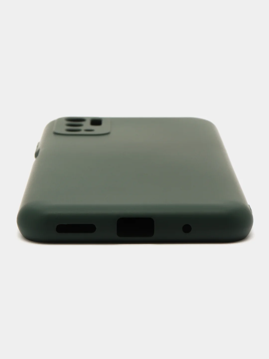 Тёмно-зелёный чехол Xiaomi Poco M3 Pro/Redmi Note 10T (Сяоми Поко М3 Про/Редми Нот 10Т), Silicone Cover