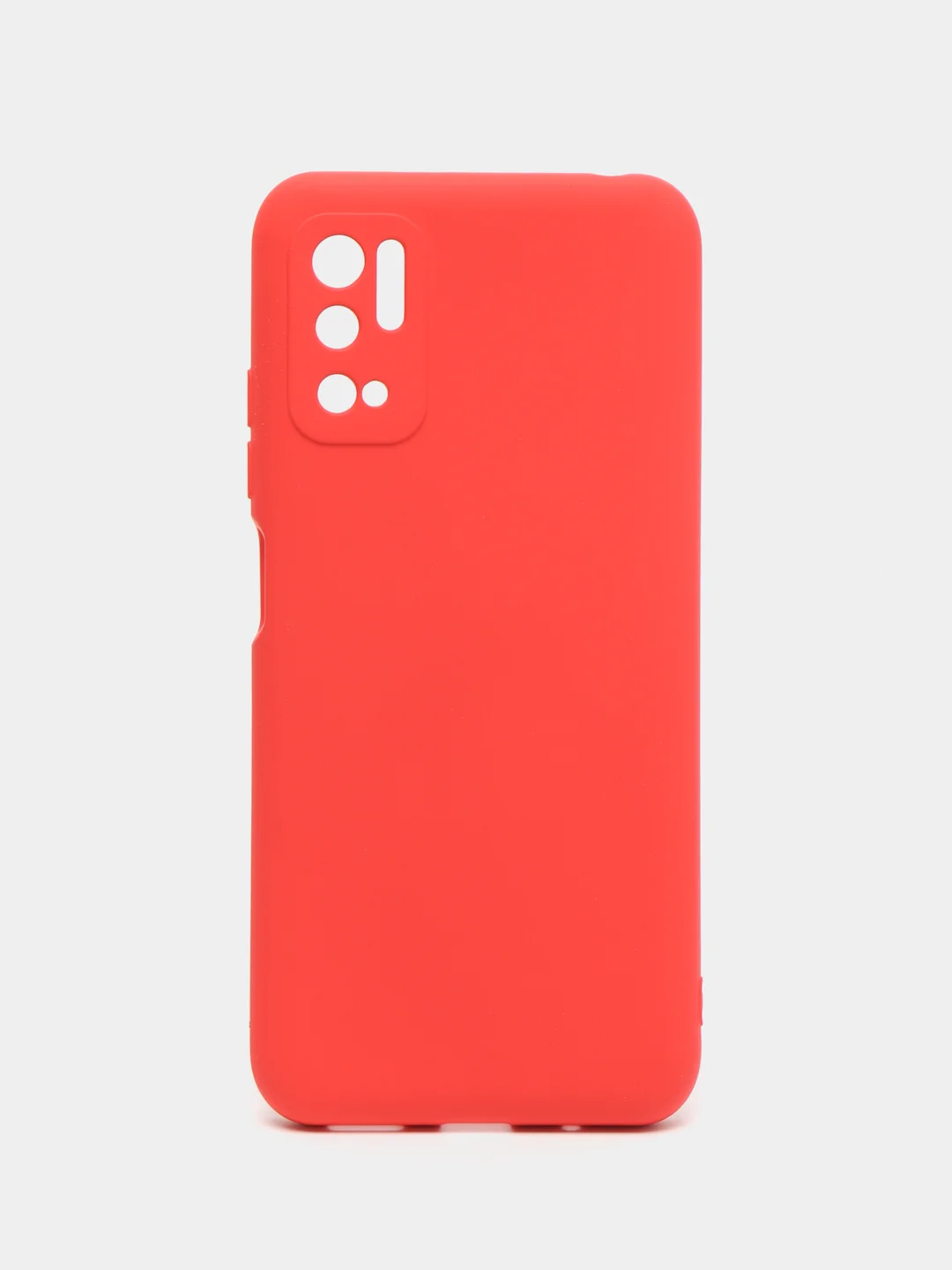 Красный чехол Xiaomi Poco M3 Pro/Redmi Note 10T (Сяоми Поко М3 Про/Редми Нот 10Т), Silicone Cover
