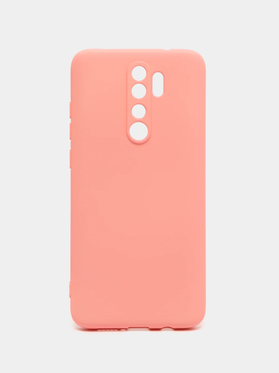 Кораллово-розовый чехол Xiaomi Redmi Note 8 Pro, Сяоми Редми Нот 8 Про, силиконовый с закрытым низом