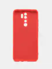 Бордовый чехол Xiaomi Redmi Note 8 Pro, Сяоми Редми Нот 8 Про, силиконовый с закрытым низом