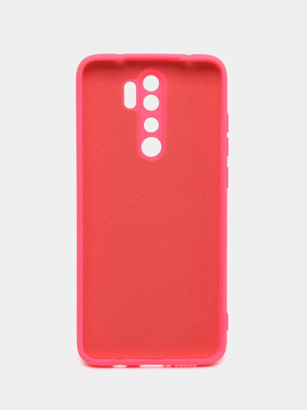 Тёмно-розовый чехол Xiaomi Redmi Note 8 Pro, Сяоми Редми Нот 8 Про, силиконовый с закрытым низом
