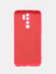 Тёмно-розовый чехол Xiaomi Redmi Note 8 Pro, Сяоми Редми Нот 8 Про, силиконовый с закрытым низом