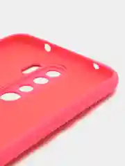 Тёмно-розовый чехол Xiaomi Redmi Note 8 Pro, Сяоми Редми Нот 8 Про, силиконовый с закрытым низом