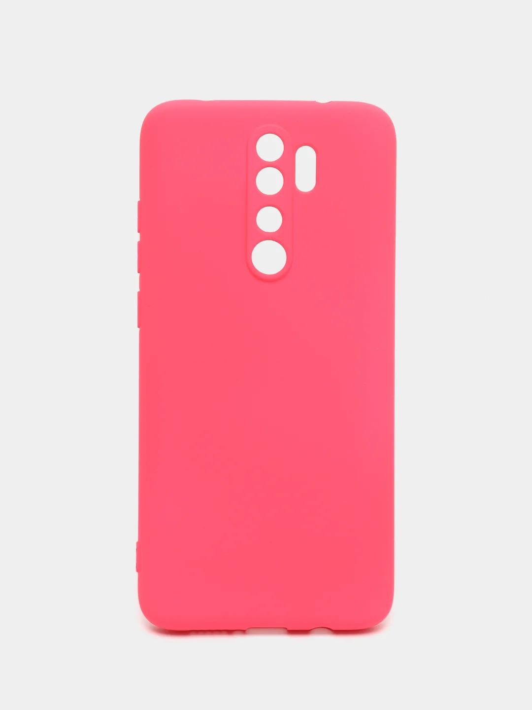 Тёмно-розовый чехол Xiaomi Redmi Note 8 Pro, Сяоми Редми Нот 8 Про, силиконовый с закрытым низом