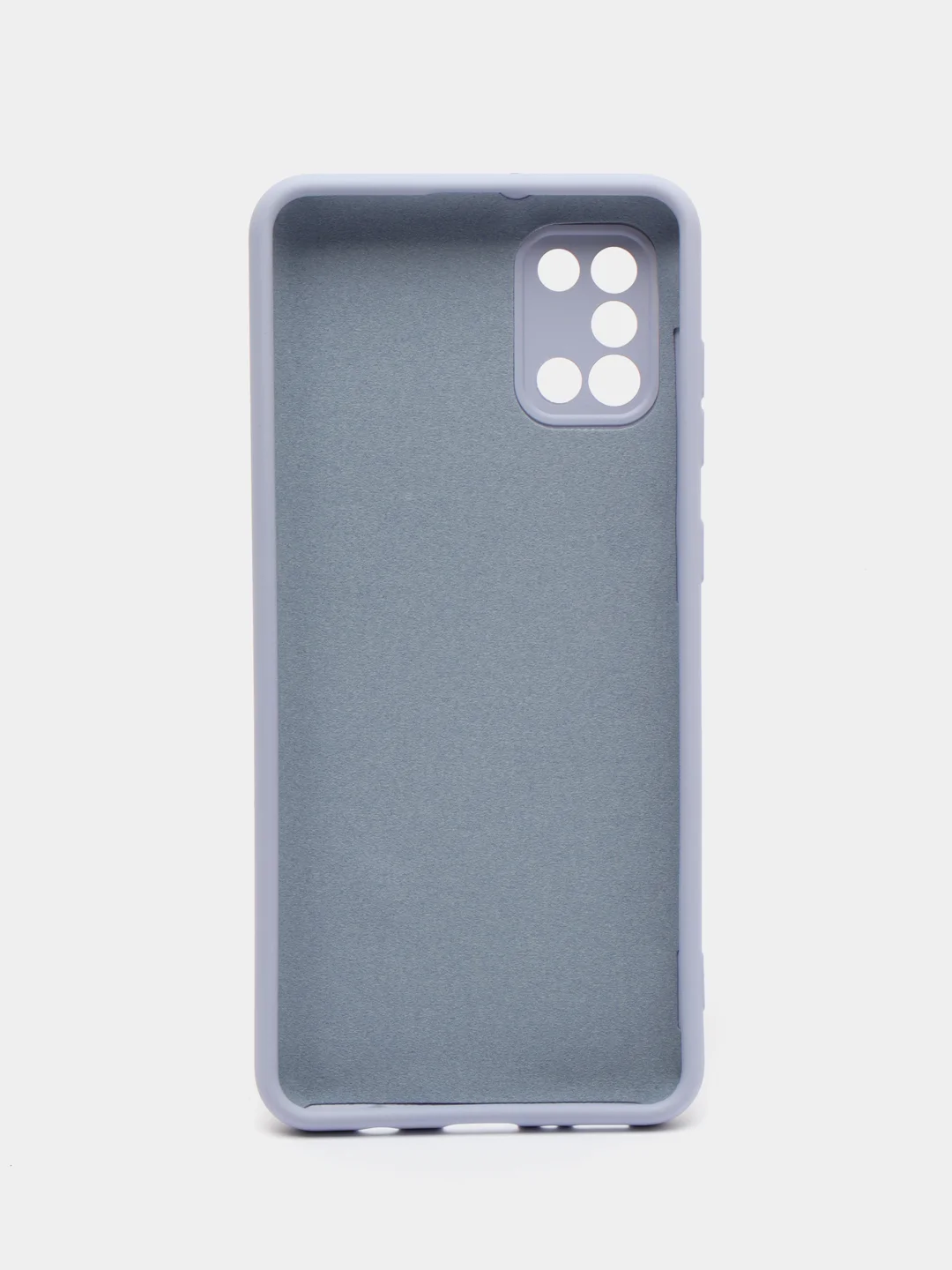 Сиреневый чехол Samsung Galaxy A31, Самсунг Галакси А31 силиконовый Silicone Cover
