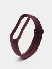 Бордовый силиконовый ремешок для фитнес-браслетов Xiaomi Mi Band 5 и Mi Band 6