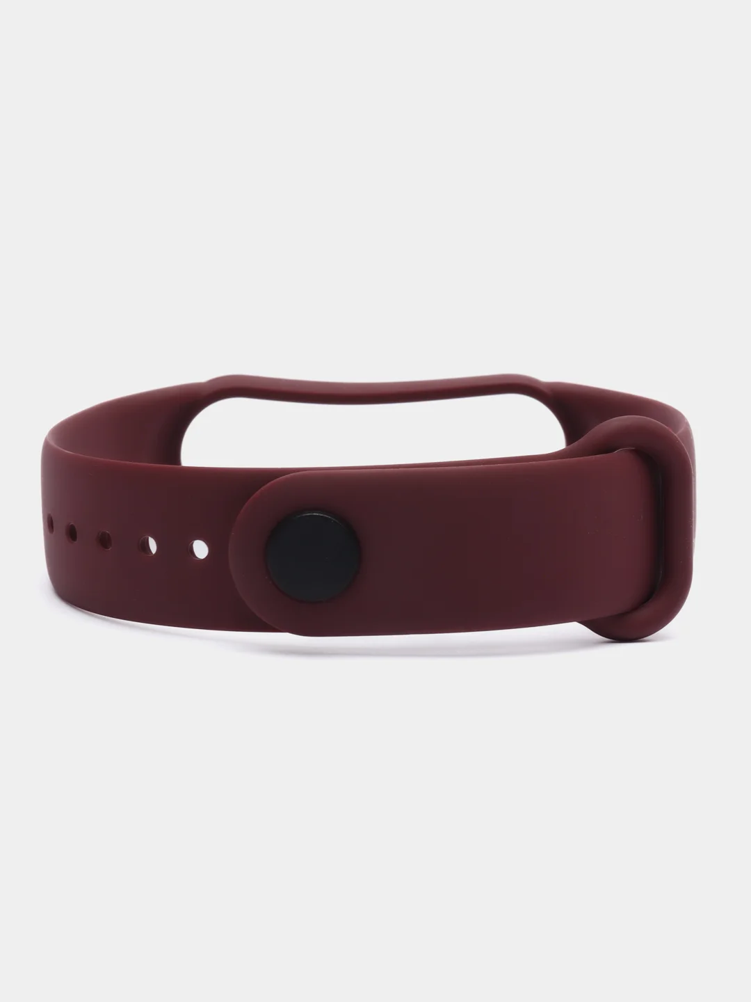 Бордовый силиконовый ремешок для фитнес-браслетов Xiaomi Mi Band 5 и Mi Band 6