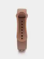 Коричневый силиконовый ремешок для фитнес-браслетов Xiaomi Mi Band 5 и Mi Band 6