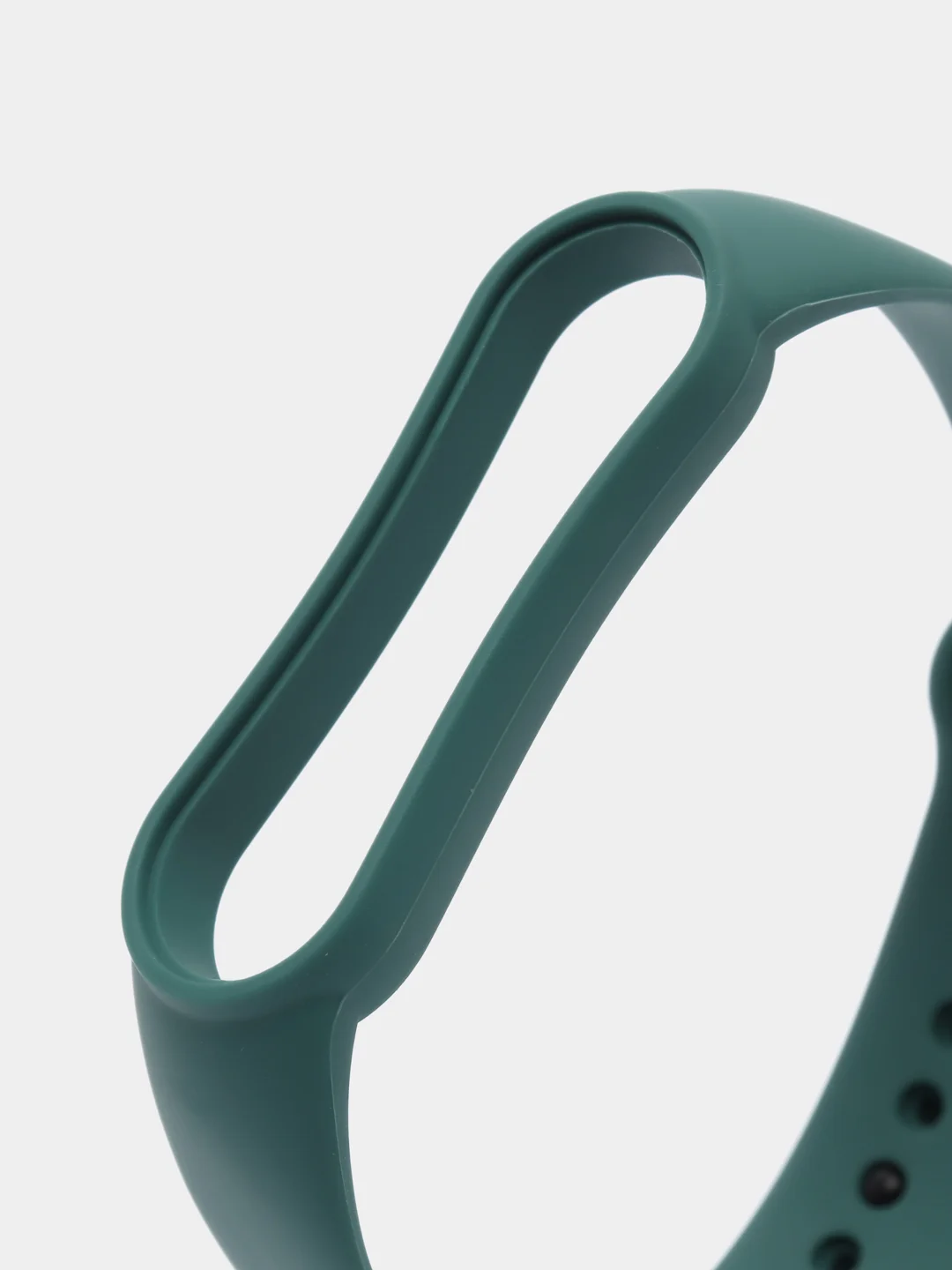 Тёмно-бирюзовый силиконовый ремешок для фитнес-браслетов Xiaomi Mi Band 5 и Mi Band 6