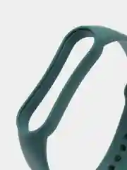 Тёмно-бирюзовый силиконовый ремешок для фитнес-браслетов Xiaomi Mi Band 5 и Mi Band 6
