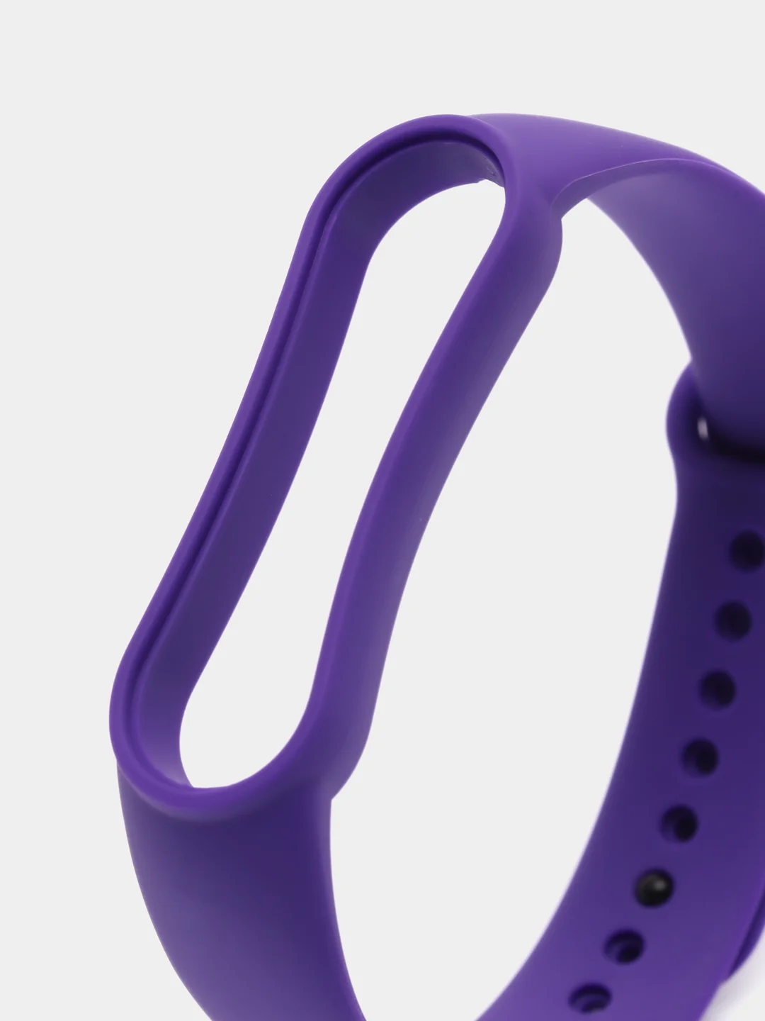Фиолетовый силиконовый ремешок для фитнес-браслетов Xiaomi Mi Band 5 и Mi Band 6