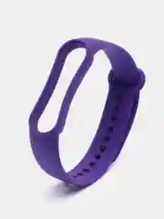 Фиолетовый силиконовый ремешок для фитнес-браслетов Xiaomi Mi Band 5 и Mi Band 6