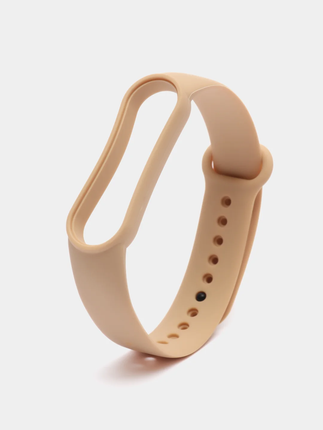 Светло-коричневый силиконовый ремешок для фитнес-браслетов Xiaomi Mi Band 5 и Mi Band 6