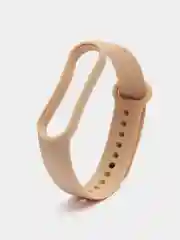 Светло-коричневый силиконовый ремешок для фитнес-браслетов Xiaomi Mi Band 5 и Mi Band 6