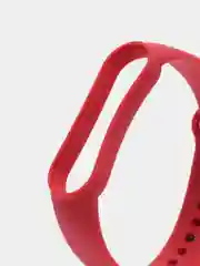 Вишнёвый силиконовый ремешок для фитнес-браслетов Xiaomi Mi Band 5 и Mi Band 6