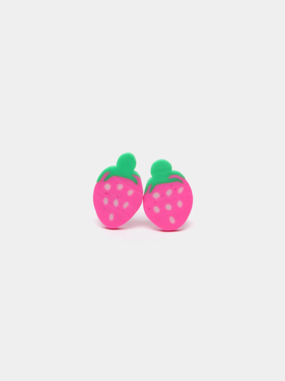 Индиго серьги форме сердечек, разных фруктов и животных