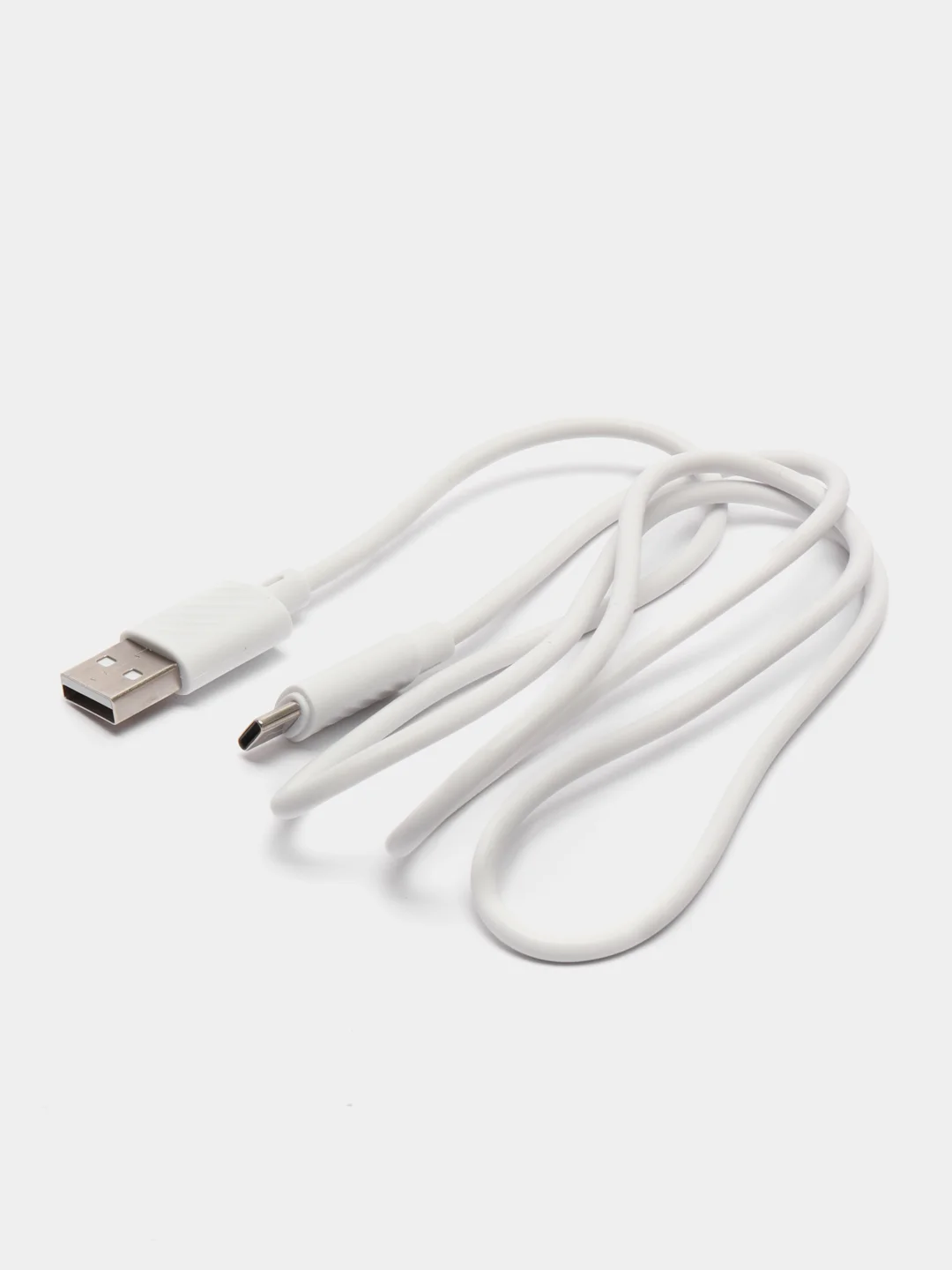 Белый кабель для зарядки Micro-USB, Type-C, Ligthtning USB до 3A Hoco X88 ПВХ 1м