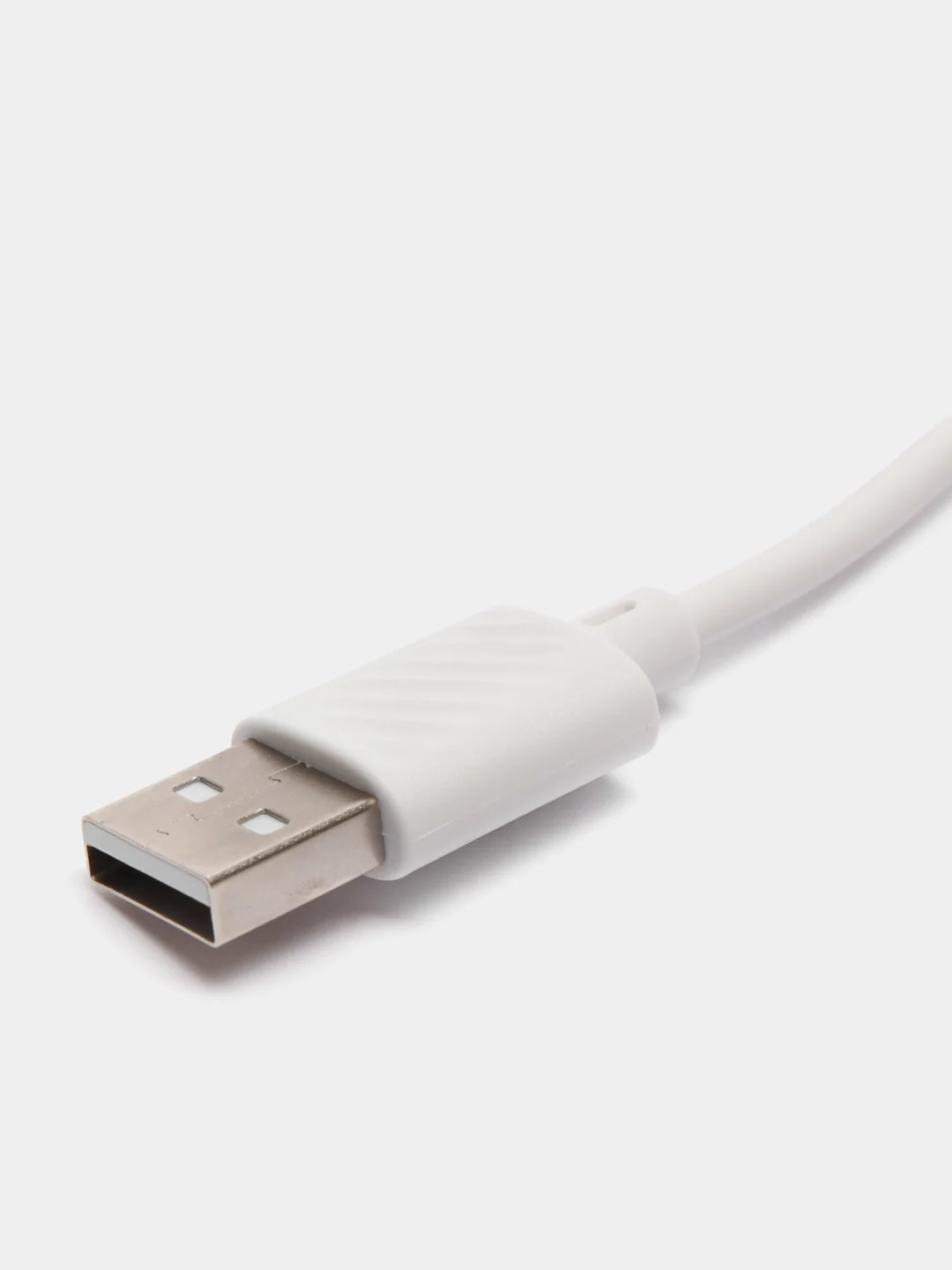 Белый кабель для зарядки Micro-USB, Type-C, Ligthtning USB до 3A Hoco X88 ПВХ 1м