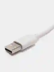 Белый кабель для зарядки Micro-USB, Type-C, Ligthtning USB до 3A Hoco X88 ПВХ 1м