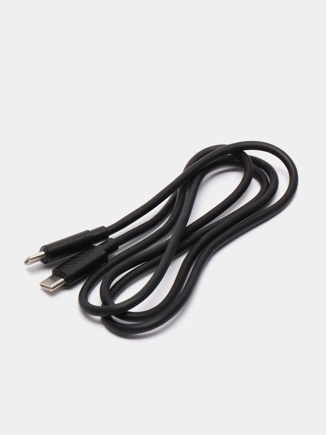 Черный кабель для зарядки Micro-USB, Type-C, Ligthtning USB до 3A Hoco X88 ПВХ 1м