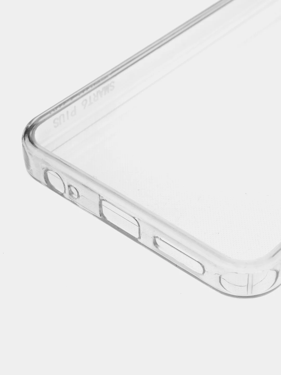 Чехол для Infinix Smart 6 Plus, с защитой камеры, силикон, прозрачный, плотный