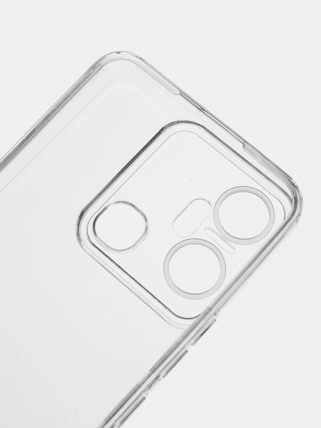 Чехол для Infinix Smart 6 Plus, с защитой камеры, силикон, прозрачный, плотный