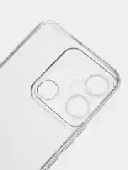Чехол для Infinix Smart 6 Plus, с защитой камеры, силикон, прозрачный, плотный